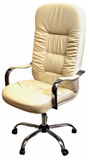 Кресло компьютерное Болеро КВ-03, бежевое - Вид 4