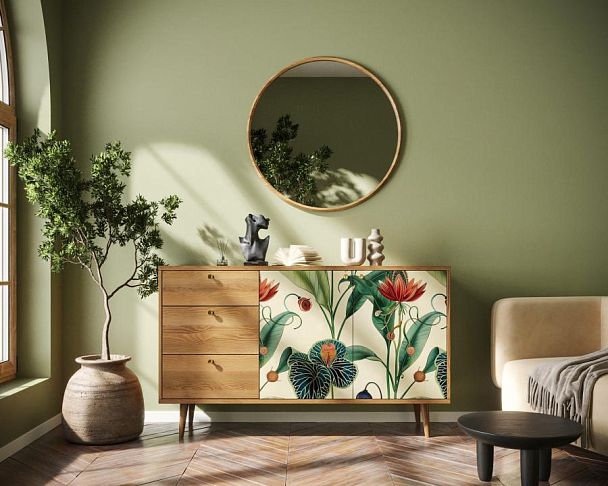 Комод Berber с двумя дверками и ящиками арт BB05/Print_55 - Вид 4