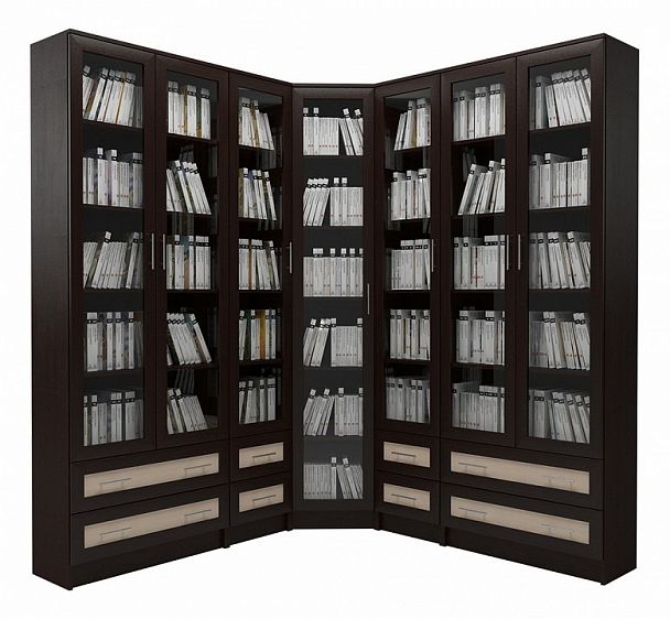 Шкаф книжный Мебелайн-40 - Вид 1