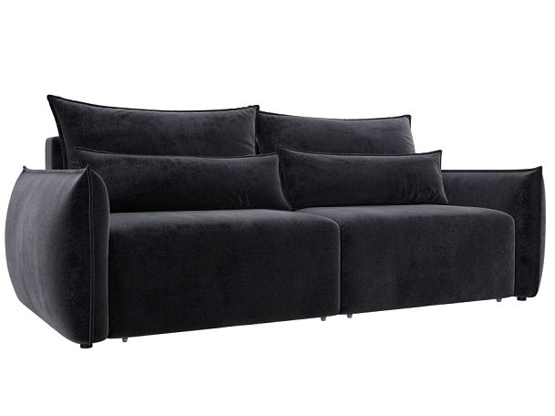 Диван прямой Лига-051 НПБ Велюр серый - Вид 1