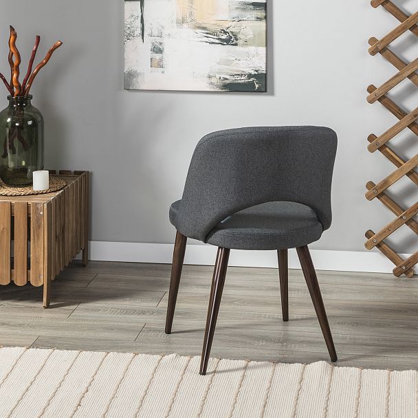 Стул Lars тёмно-серый/т.орех - Вид 9