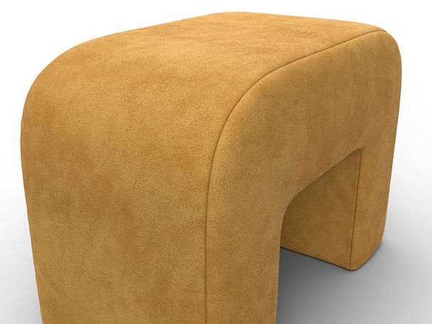 Пуф 008 Велюр желтый - Вид 4