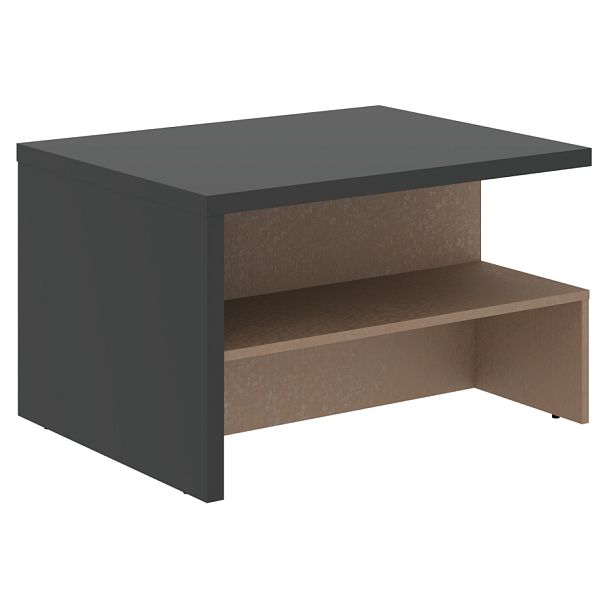 Стол журнальный VCT 9070 Яшма черный/Кобра 900х700х550 VELION - Вид 1