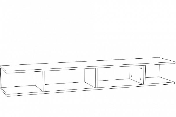 Полка навесная Urban НМ 011.92-03 - Вид 2