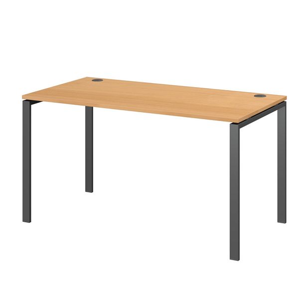 Стол на металлокаркасе АМ-005 Ольха/Антрацит 1800x730x760 Арго-М - Вид 1