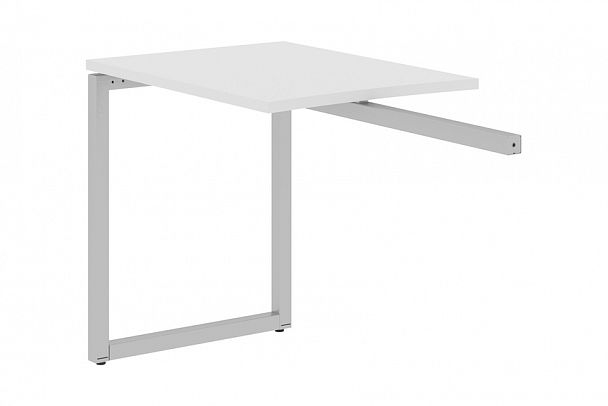 Стол "XTen-Q" XQR 869 белый/алюминий - Вид 1
