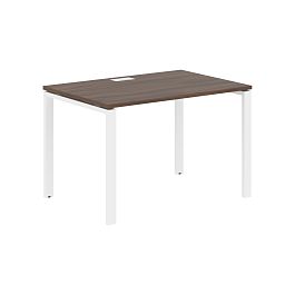 Стол прямой EUST 1180 Дуб Денвер тёмный/Белый 1160х800х750 EDIS - Фото предпросмотра