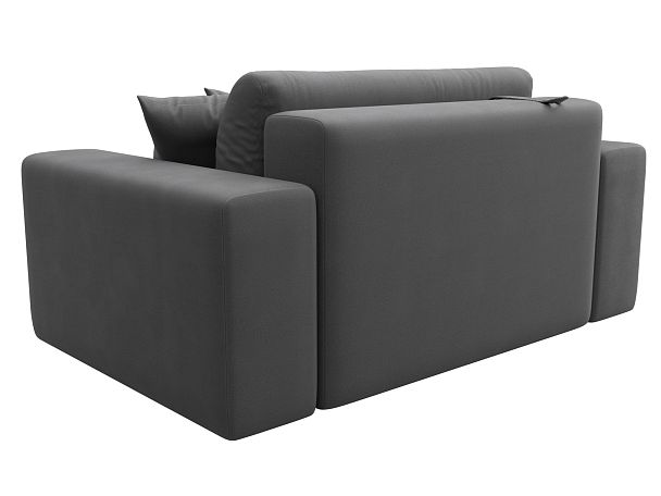 Кресло Лига-036 НПБ Искусственная замша серый - Вид 6