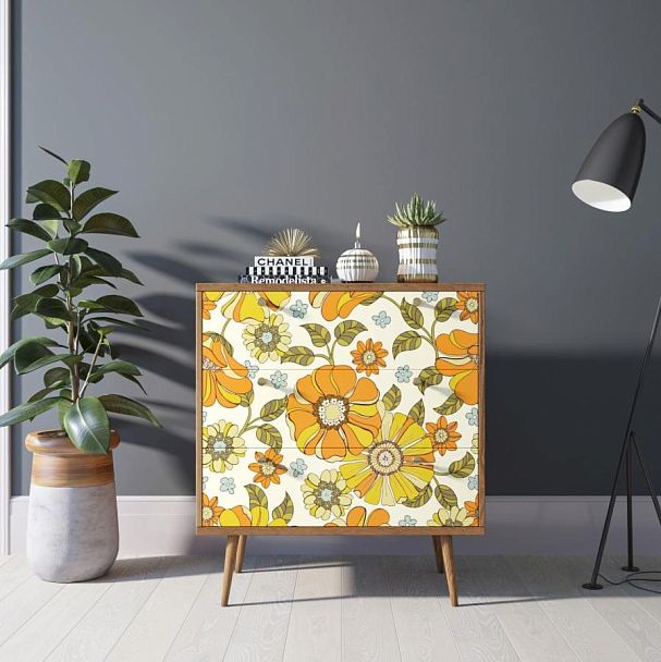 Комод Berber три ящика 47 принт арт BB40/Print_47 - Вид 5