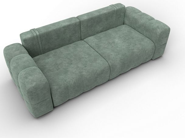 Диван прямой Лига-110 НПБ Велюр зеленый - Вид 7