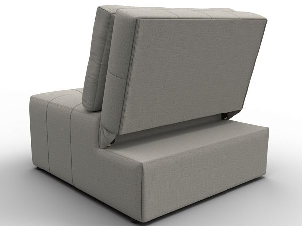 Кресло-кровать Лига-107 (80) Рогожка бежевый - Вид 5