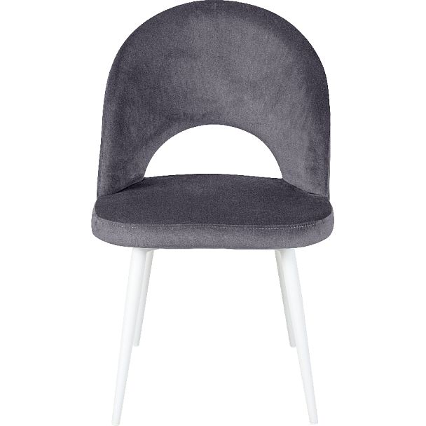 Стул кухонный Рэди серый велюр/белый - Вид 2