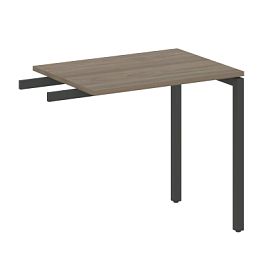 Metal System Quattro Приставной элемент на П-образном м/к 40БП.ПР-2 Вяз/Антрацит металл 800*600*750 - Фото предпросмотра