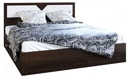 ЛДСП Кровать НИКОЛЬ 1,6 Венге-Лиственница светлая - Фото предпросмотра