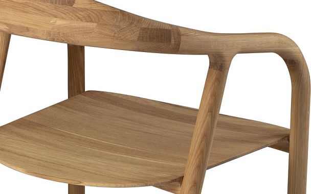 Кресло деревянное из массива дуба Соул Дуб натуральный - Вид 14