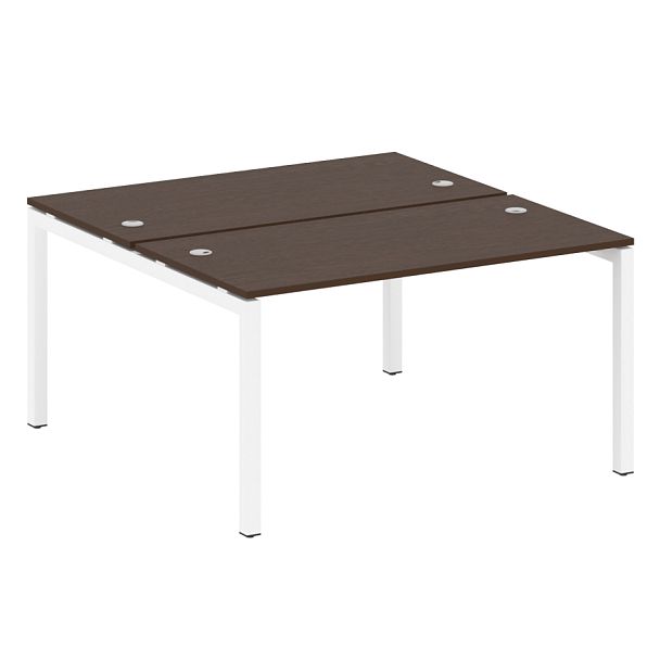 Metal System Quattro Р. ст. на П-образном м/к 50БП.РАС-СП-2.3 Венге/Белый металл 1400*1475*750 - Вид 1