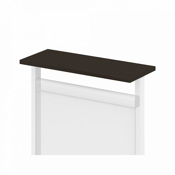 Полка к серии "Технофорвард" "Логика-ресепшн" ПК-ЛГР-ПЛ140х32ТФ/1-В1-179 дуб ферраре - Вид 1