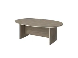 БЕРЛИН / BERLIN Конференц-стол составной 2160х1300х740 Шорвуд/Белый - Фото предпросмотра