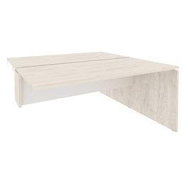 Onix Стол-приставка двойной к опорным элементам O.D.SPR-4.8 Денвер светлый/Белый бриллиант 1580*1635*750 - Фото предпросмотра