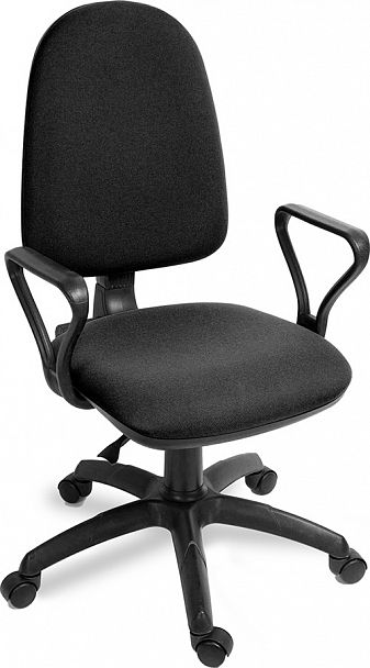 Кресло для оператора Престиж new gtpp (САМБА)  B-14 черная ткань "Компьютерные кресла" ТК-002985000001 черный - Вид 1