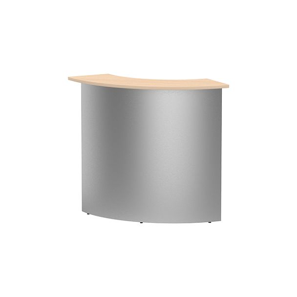 Стойка ресепшн угловая СР-60/60R дуб молочный - Вид 1