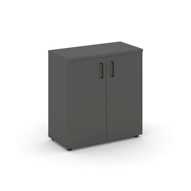 Стайл Проджект Шкаф низкий широкий SN.STS-301 Антрацит/Черный Ручки 796*400*833 - Вид 1