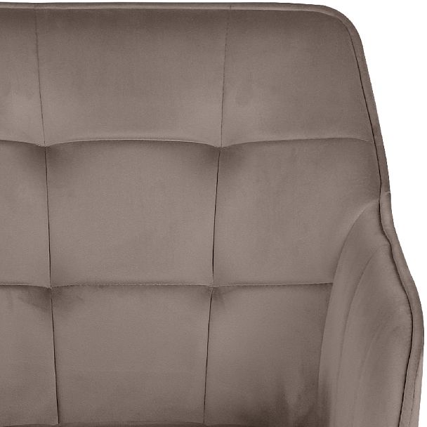 Барное поворотное кресло Мони К, Confetti mocco/черный - Вид 8