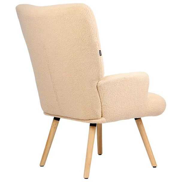 Кресло BRABIX "Soft LC-305", фактурная ткань букле (экомех), кремовое, 533146 - Вид 4