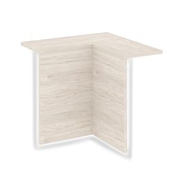 Onix Накладка угловая высокая внутренняя с подсветкой левая O.R-NU.V.VNU.S (L) Денвер светлый 759*759*674 - Фото предпросмотра