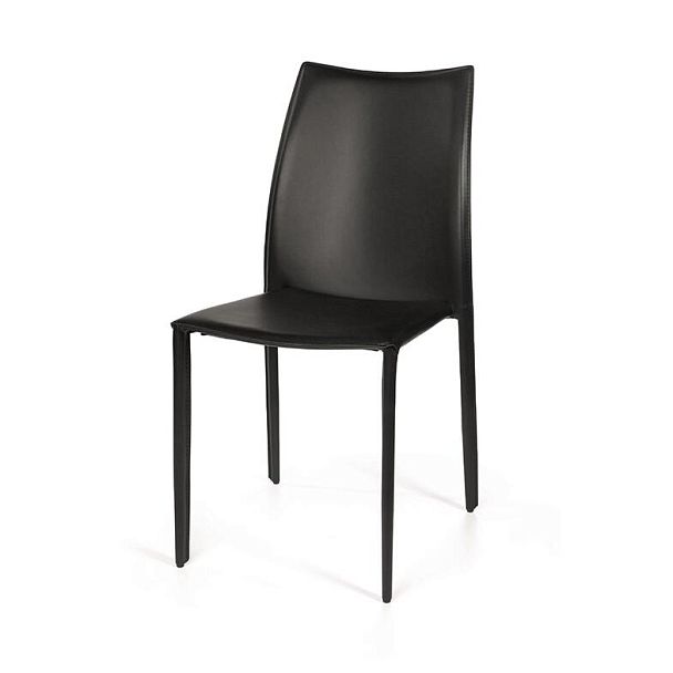 Стул Rolf, кожа черный - Вид 7