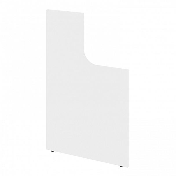Стойка (боковина) завершающая высокая с вырезом "Onix" О.R-SVV белый - Вид 2