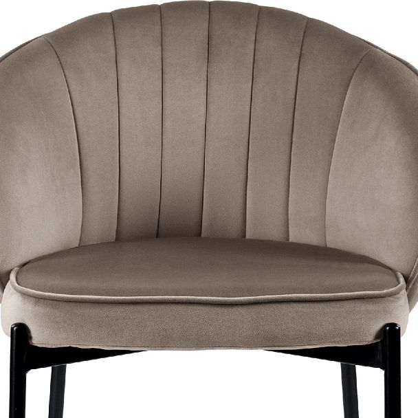 Комплект полубарных стульев Миэль мокко/черный, 4 шт. - Вид 7