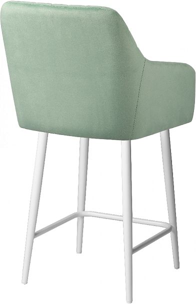 Комплект полубарных поворотных кресел Барли К, Confetti aquamarine/белый, 4 шт. - Вид 5