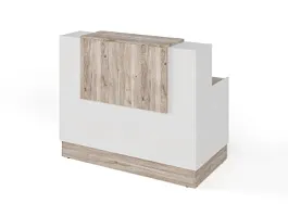 RTD082-140-MA ТАНДЕМ / TANDEM Стойка ресепшн 1-140 1400х700х1200 Дуб Маувелла - Фото предпросмотра