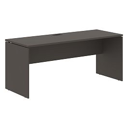 Стол прямой EDST 1767 Мокко/Черный 1760х670х750 EDIS - Фото предпросмотра