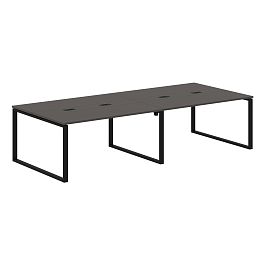 Конференц стол EQCT 3114 Мокко/Черный 3132х1346х750 EDIS - Фото предпросмотра