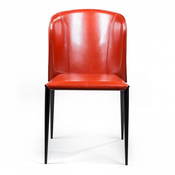 Стул Albert, кожа ретро-красный, стопируемый - Вид 3