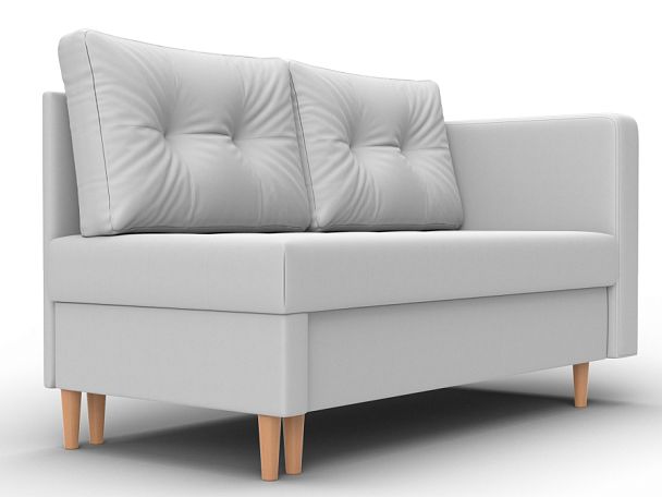 Кушетка Лига-098 Экокожа белый - Вид 3