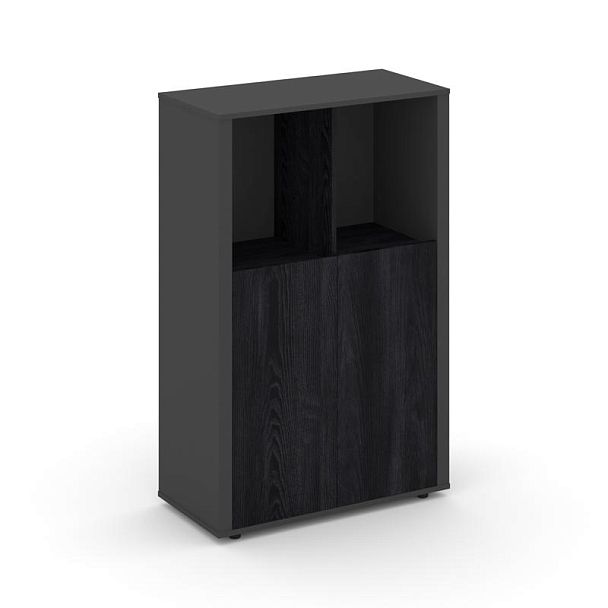 Касл Шкаф для документов CS.D-ST-2.1 Каштан Тоскана/Базальт 920*450*1434 - Вид 1