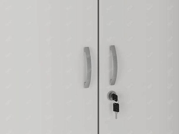 UNITY РШ-10 БЕЛЫЙ Закрытый шкаф Прямой 800x550x1966 - Вид 7