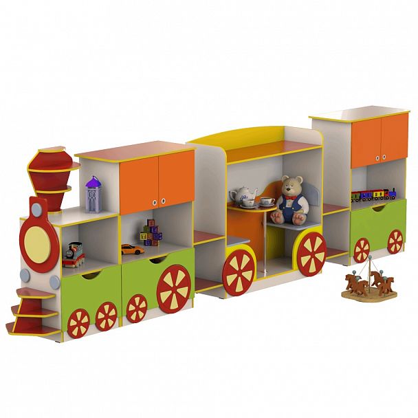 Стенка МДФ Паровоз СФН-011 - Вид 1