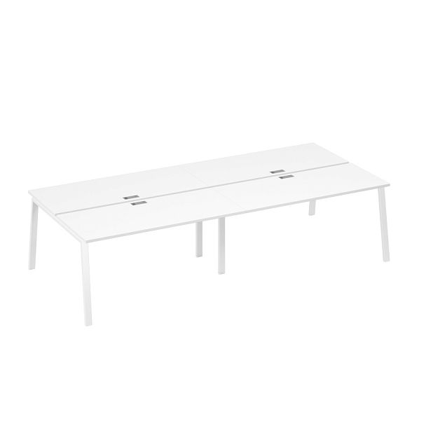 Рабочая станция на металлокаркасе TRE (4х160) A4 А4 Б3 175-2 БП белый премиум / металлокаркас белый - Вид 1