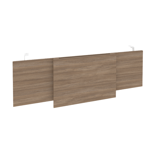 Onix Direct Царга стола руководителя O.M-CSR-4 Дуб аризона/Белый металл 1340*450*54 - Вид 1