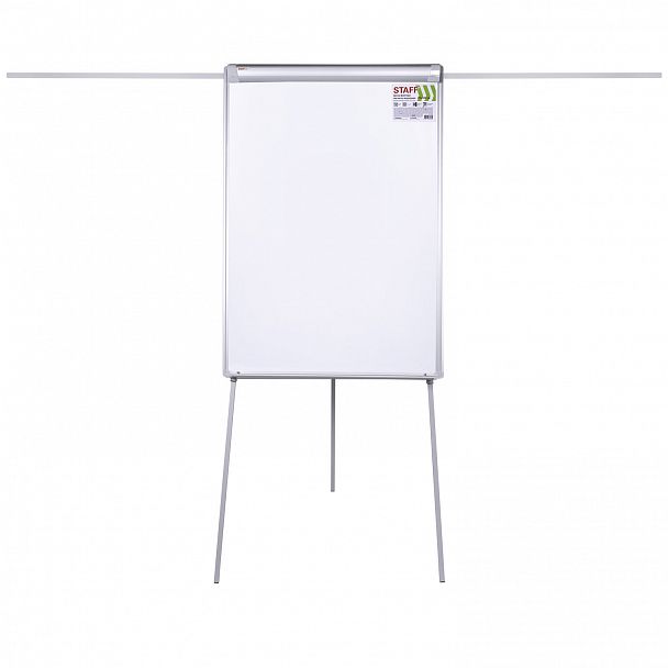 Доска-флипчарт с дополнительными держателями для бумаги, магнитно-маркерная, 70х100 см, тренога, STAFF, 238004 - Вид 3
