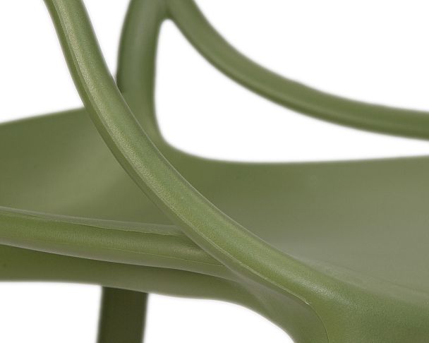 Набор 4 шт Стул обеденный DOBRIN MASTERS (зеленый хаки (G-17)) - Вид 9