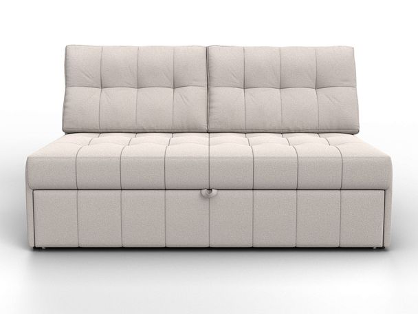 Диван прямой Лига-107 (140) Замша бежевый - Вид 2