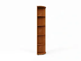 UNITY РШ-05 ВИШНЯ Стеллаж открытый Угловой 380х380х1966 - Фото предпросмотра