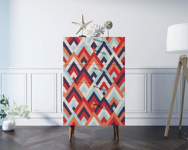 Комод высокий Berber принт 2 арт BB10/Print_02 - Вид 4