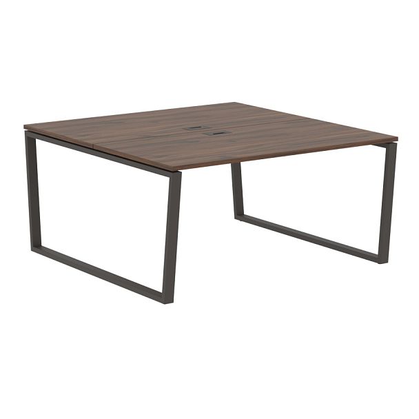 Стол 2-х местный EVWST 1516 Дуб Денвер тёмный/Мокко 1560х1606х750 EDIS - Вид 1