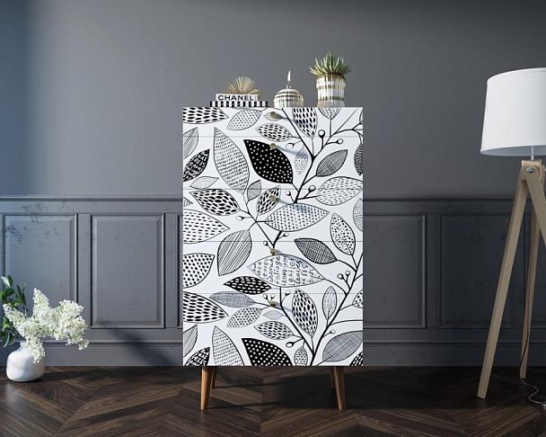 Комод высокий Berber принт 9 арт BB10/Print_09 - Вид 4